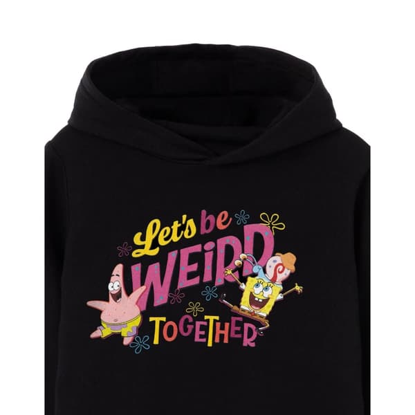 SpongeBob SquarePants Girls Let´s Be Weird Together Hoodie