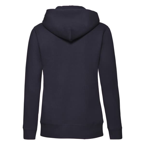 Fruit of the Loom Premium Lady Fit-hoodie med hel dragkedja för kvinnor/damer