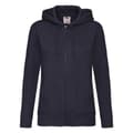 Miniatyrbild 1 av 3: Fruit of the Loom Premium Lady Fit-hoodie med hel dragkedja för kvinnor/damer