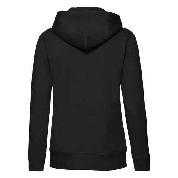 Fruit of the Loom Premium Lady Fit-hoodie med hel dragkedja för kvinnor/damer