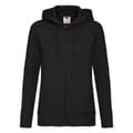 Miniatyrbild 1 av 3: Fruit of the Loom Premium Lady Fit-hoodie med hel dragkedja för kvinnor/damer