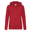 Miniatyrbild 1 av 3: Fruit of the Loom Premium Lady Fit-hoodie med hel dragkedja för kvinnor/damer