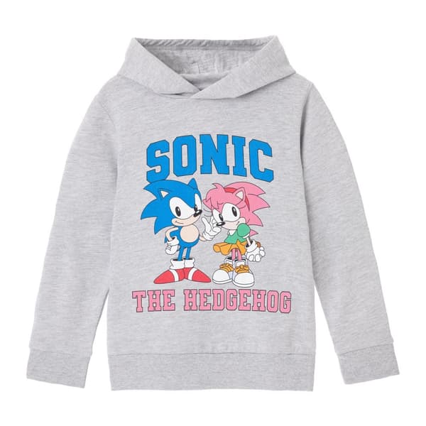 Sonic The Hedgehog Collegiate Sonic & Amy-hoodie för flickor