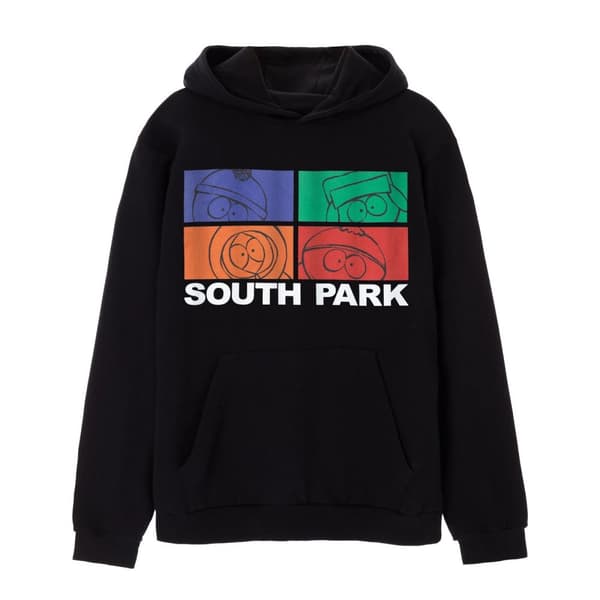 South Park Mens Colour Block Hoodie