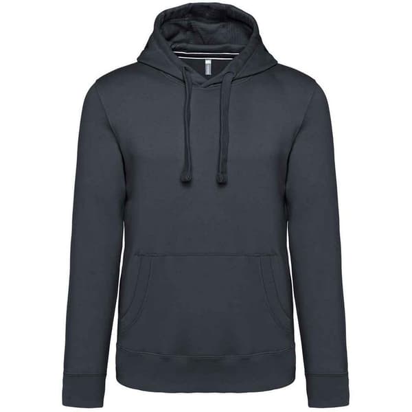 Kariban Sweatshirt med hætte til mænd