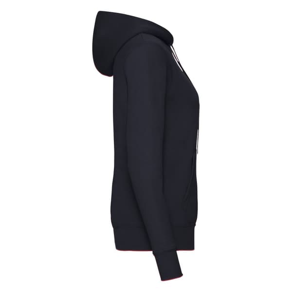 Fruit of the Loom Classic 80/20 Lady Fit-hoodie för kvinnor/damer