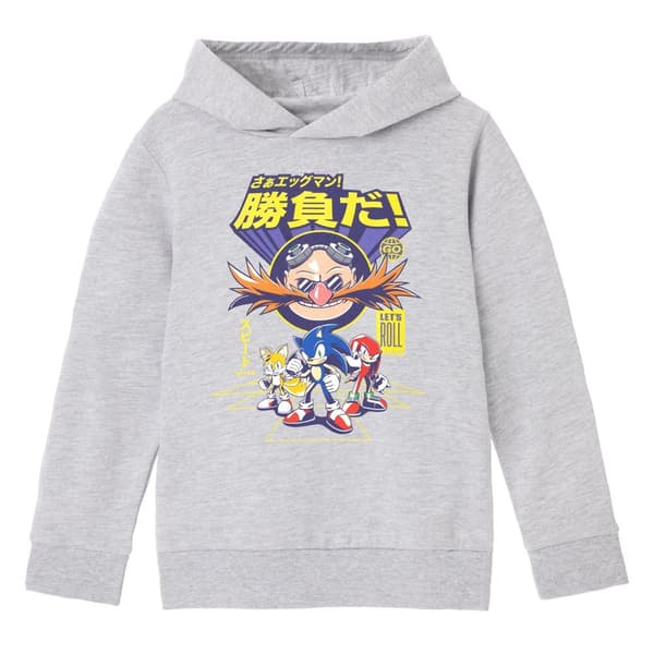 Sonic The Hedgehog Boys Let´s Roll Hoodie