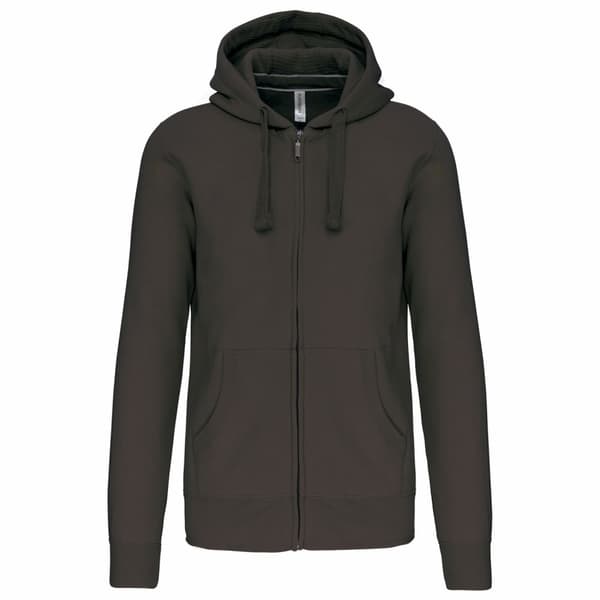 Kariban Unisex vuxen Hoodie med hel dragkedja