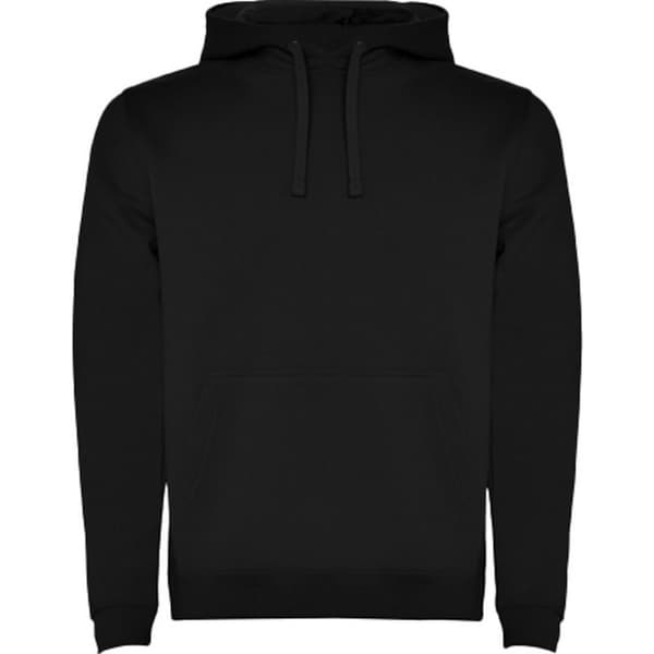 Roly Mens Urban Hoodie Solid Black 3XL