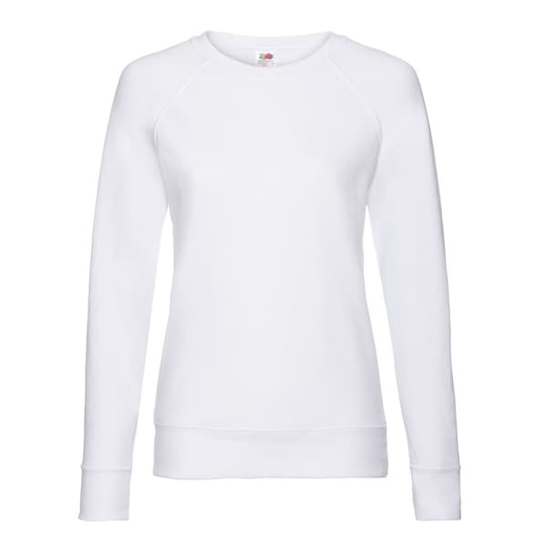 Fruit of the Loom Womens/Ladies Lightweight Lady Fit Raglan Sweatshirt