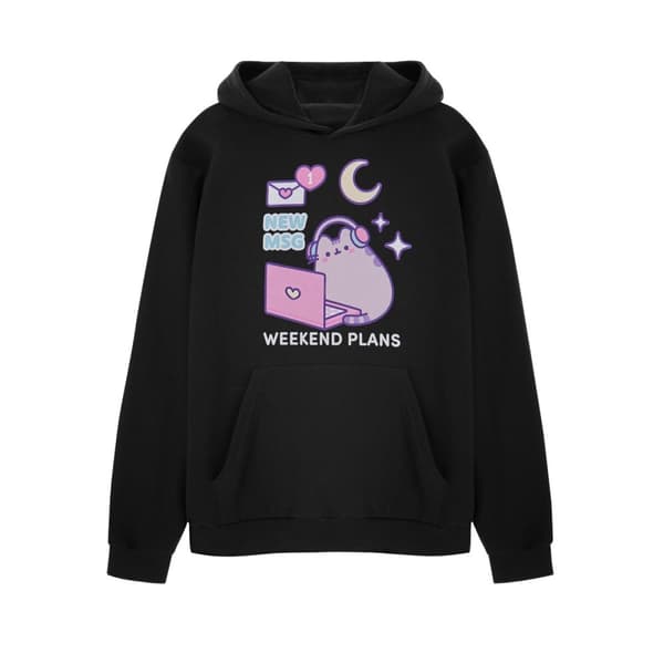 Pusheen Womens/Ladies New Msg Hoodie