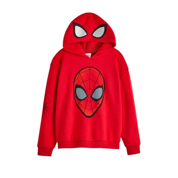 Spider-Man Childrens/Kids Face Hoodie