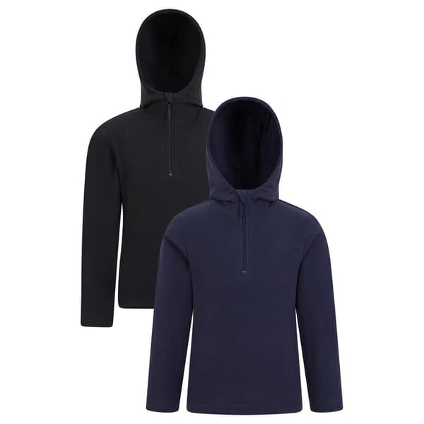 Mountain Warehouse Camber Quarter Zip Hoodie för barn (2-pack)