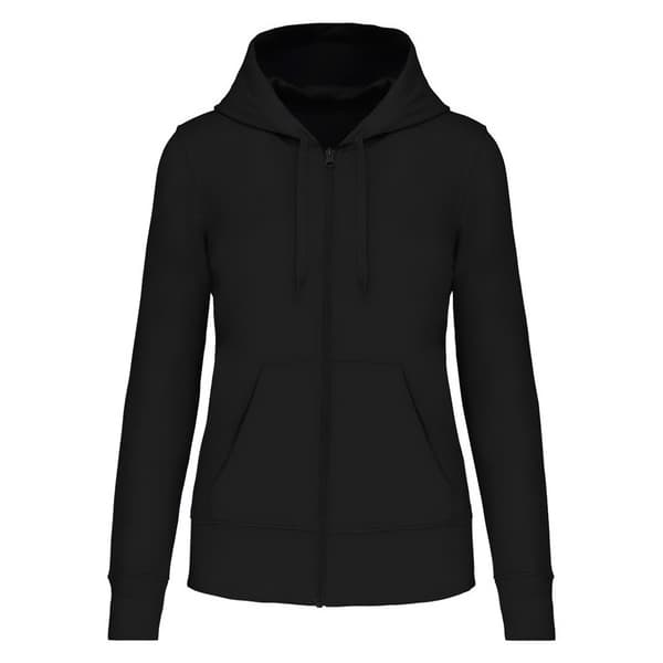 Kariban Womens/Ladies - Miljövänlig huvtröja med hel dragkedja