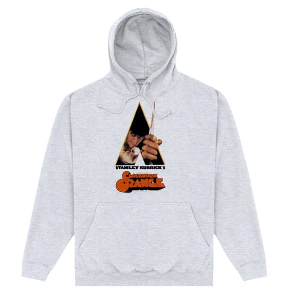 A Clockwork Orange Unisex Logo Hoodie för vuxna Heather Grey XL
