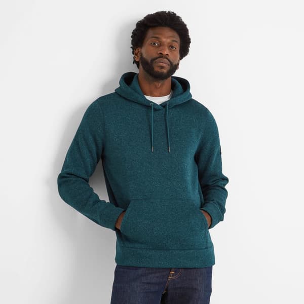 TOG24 Mens Mosby Fleece Knitlook Hoodie