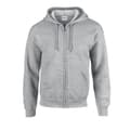 Miniatyrbillede 1 af 3: Gildan Unisex Adult Heavy Blend Full Zip Full Zip Hoodie