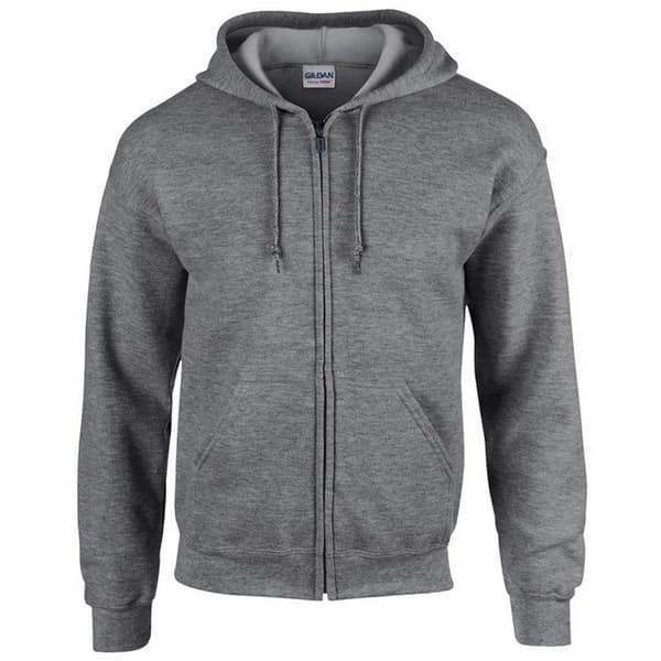Gildan Unisex Adult Heavy Blend Full Zip Full Zip Hoodie