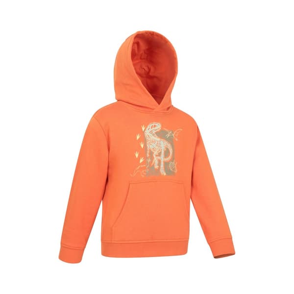 Mountain Warehouse Barn/barn Dinosaurier Ekologisk Glow In The Dark Hoodie