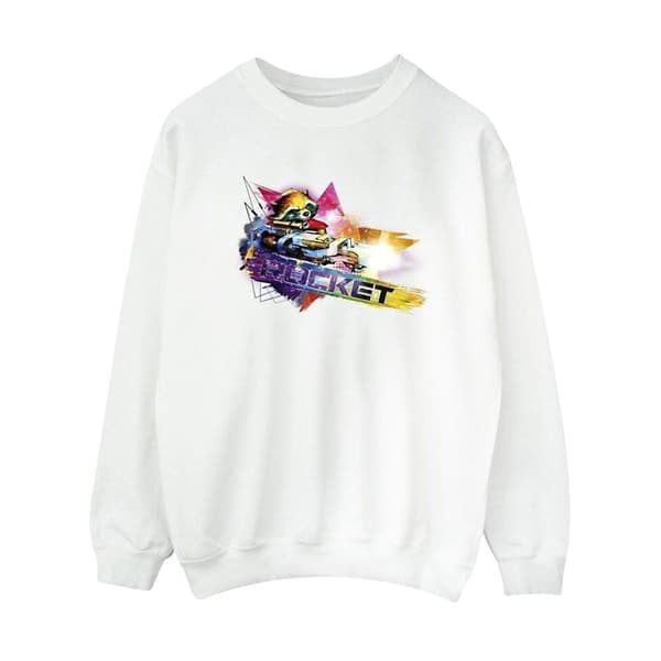 Marvel Womens/Ladies Guardians Of The Galaxy Abstract Rocket Raccoon Hoodie