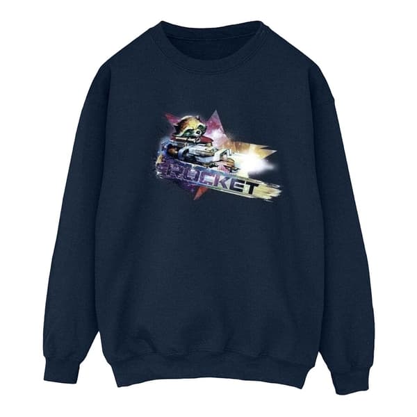 Marvel Womens/Ladies Guardians Of The Galaxy Abstract Rocket Raccoon Hoodie