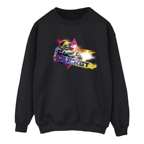 Marvel Womens/Ladies Guardians Of The Galaxy Abstract Rocket Raccoon Hoodie