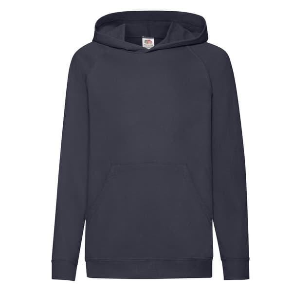 Fruit of the Loom Unisex vuxen lättvikts sweatshirt med huva