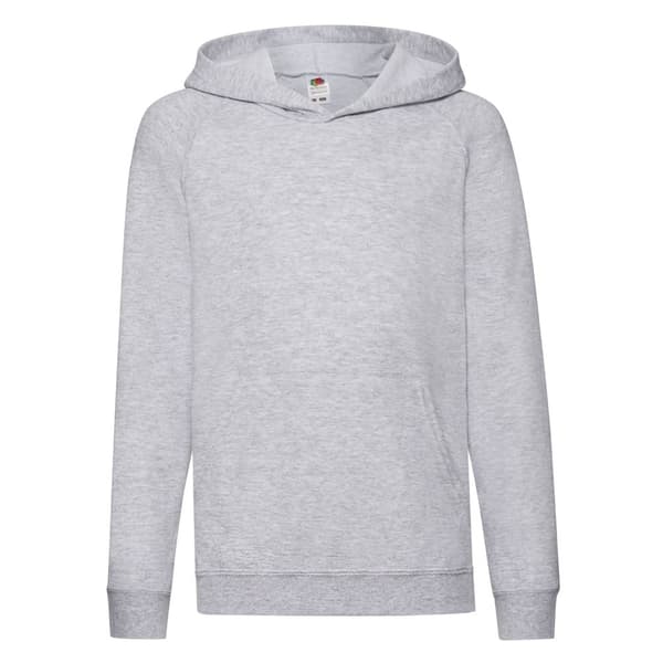 Fruit of the Loom Unisex vuxen lättvikts sweatshirt med huva