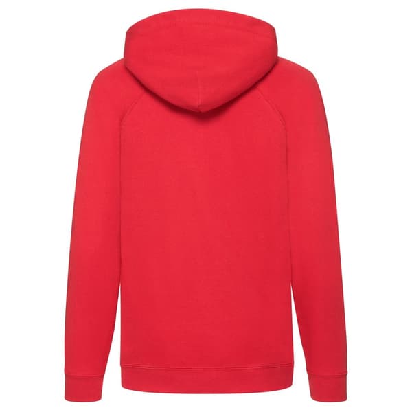 Fruit of the Loom Unisex vuxen lättvikts sweatshirt med huva