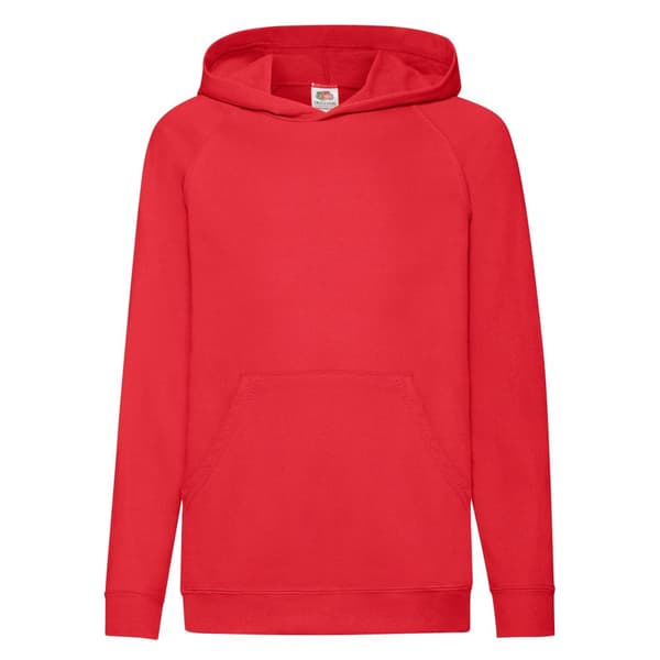 Fruit of the Loom Unisex vuxen lättvikts sweatshirt med huva