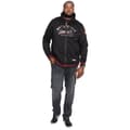 Miniatyrbilde 4 av 4: Duke Mens D555 Patrick Text Kingsize Full Zip Hoodie