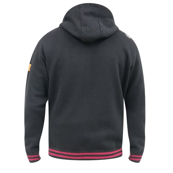 Duke Mens D555 Patrick Text Kingsize Full Zip Hoodie