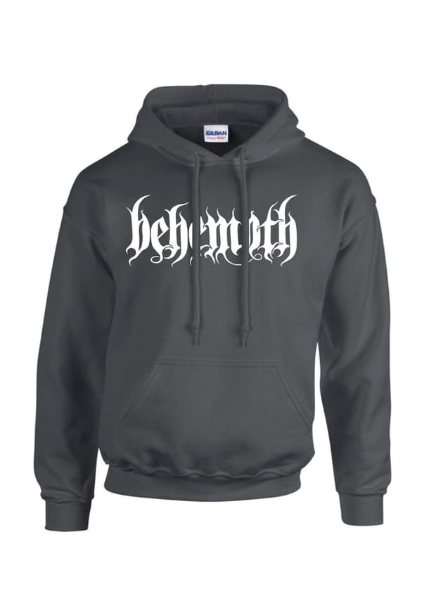 Behemoth White Logo Hoodie
