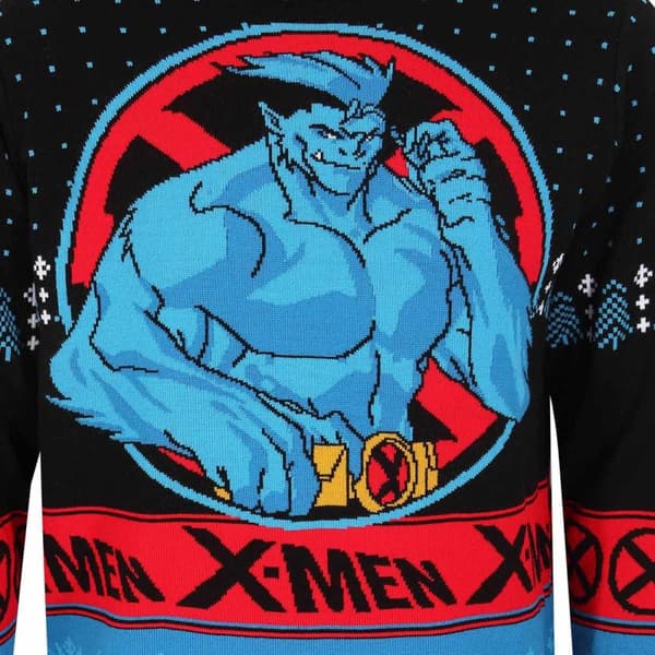 X-Men Unisex Adult Beast Knitted Jumper
