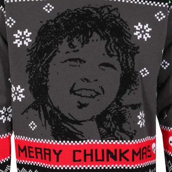 The Goonies Unisex Vuxen Merry Chunkmas Stickad Jumper