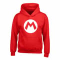 Miniatyrbild 1 av 2: Super Mario Barn/ungdomar Mario Badge Hoodie