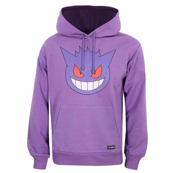 Pokemon Unisex Adult Gengar Face Hoodie