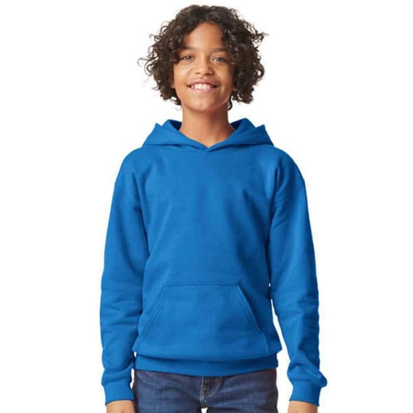 Gildan Childrens/Kids Softstyle Plain Midweight Hoodie