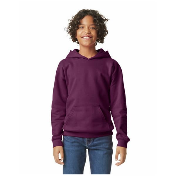 Gildan Childrens/Kids Softstyle Plain Midweight Hoodie