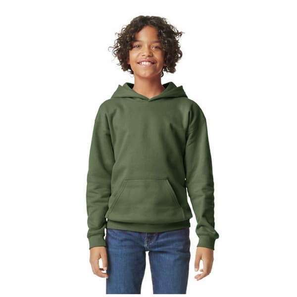 Gildan Childrens/Kids Softstyle Plain Midweight Hoodie