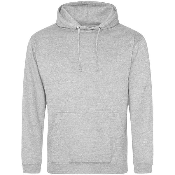 Awdis Unisex Adult Heather Drawstring Hoodie Heather Grey XL