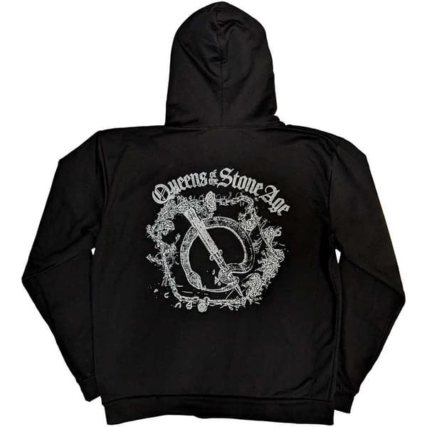 Queens Of The Stone Age Unisex Adult Floral Chains Hoodie