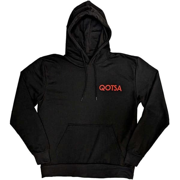 Queens Of The Stone Age Unisex Adult Snake Logo Hoodie Black XL