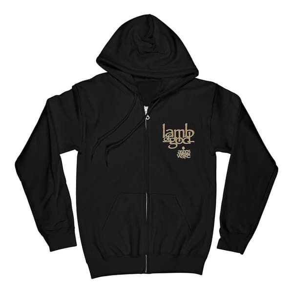 Lamb Of God Unisex Adult Ashes Of The Wake Album Cover Full Zip Hoodie