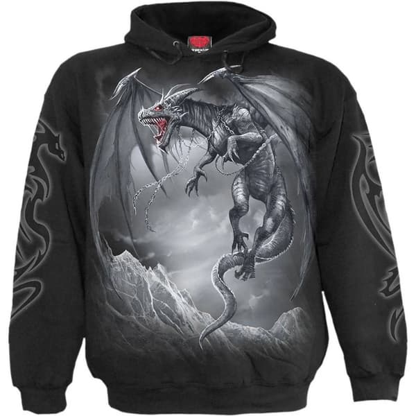 Spiral Direct Unisex Adult Dragon´s Cry Hoodie