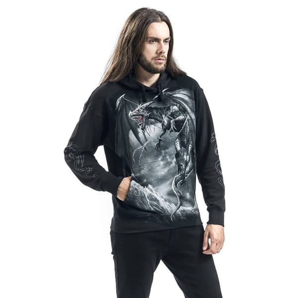 Spiral Direct Unisex Adult Dragon´s Cry Hoodie