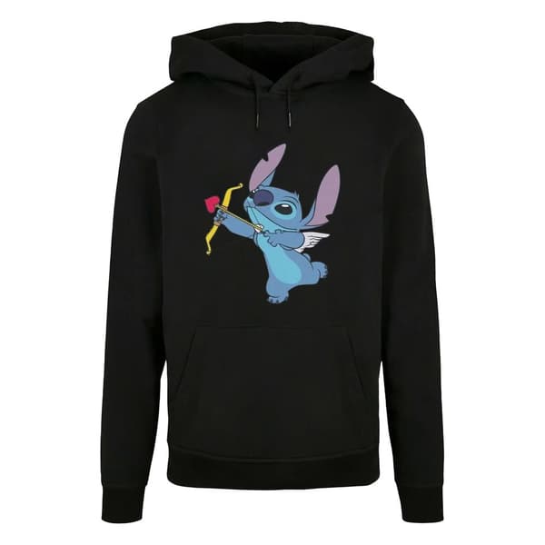 Disney Lilo And Stitch Stitch Cupid Valentines - Huvtröja för kvinnor/damer