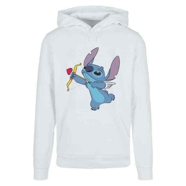 Disney Lilo And Stitch Stitch Cupid Valentines - Huvtröja för kvinnor/damer