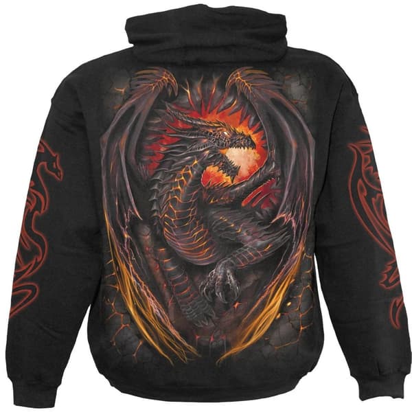 Spiral Direct Unisex Adult Dragon Furnace Hoodie