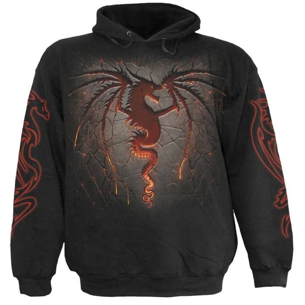 Spiral Direct Unisex Adult Dragon Furnace Hoodie